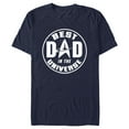thumbnail image 1 of Men's Star Trek: The Next Generation Best Dad In The Universe  Graphic Tee Navy Blue Large, 1 of 5
