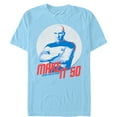 thumbnail image 1 of Men's Star Trek: The Next Generation Captain Jean Luc Picard Make It So  Graphic Tee Light Blue Medium, 1 of 3