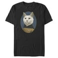 thumbnail image 1 of Men's Star Trek: The Next Generation Commander Data Cat  Graphic Tee Black X Large, 1 of 5