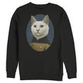 thumbnail image 1 of Men's Star Trek: The Next Generation Commander Data Cat  Sweatshirt Black Medium, 1 of 4