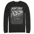 thumbnail image 1 of Men's Star Trek: The Next Generation Concert Poster  Long Sleeve Shirt Black Large, 1 of 4