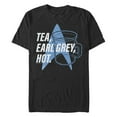 thumbnail image 1 of Men's Star Trek: The Next Generation Cup Of Tea Earl Grey Hot, Captain Picard  Graphic Tee Black Large, 1 of 5