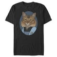 thumbnail image 1 of Men's Star Trek: The Next Generation Doctor Beverly Crusher Cat Graphic Tee Black Large, 1 of 5