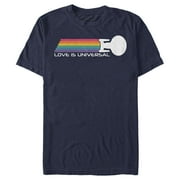 Men's Star Trek: The Next Generation Enterprise Love is Universal Graphic Tee Navy Blue X Large