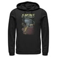thumbnail image 1 of Men's Star Trek: The Next Generation Enterprise with Captain and Crew Portraits  Pull Over Hoodie Black 2X Large, 1 of 4