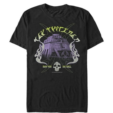 Men's Star Trek: The Next Generation Klingon Temple May You Die Well  Graphic Tee Black 2X Large