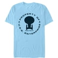 thumbnail image 1 of Men's Star Trek: The Next Generation Property Of The USS Enterprise Graphic Tee Light Blue Large, 1 of 3
