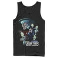 thumbnail image 1 of Men's Star Trek: The Next Generation Starfleet Classic Color Crew Poster Tank Top Black Large, 1 of 5