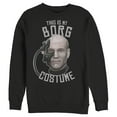 thumbnail image 1 of Men's Star Trek: The Next Generation This is My Borg Costume  Sweatshirt Black Medium, 1 of 4
