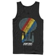 thumbnail image 1 of Men's Star Trek: The Next Generation USS Enterprise Rainbow Streak Tank Top Black Small, 1 of 5