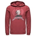 thumbnail image 1 of Men's Star Trek: The Next Generation Valentine's Cartoon Borg Picard Heart Resistance Is Futile  Pull Over Hoodie Red Medium, 1 of 4