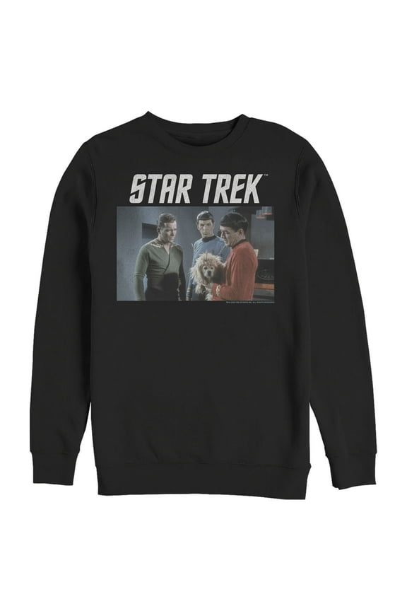Men's Star Trek: The Original Series Alien Dog Sweatshirt Black Large