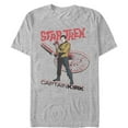 thumbnail image 1 of Men's Star Trek: The Original Series Groovy Captain Kirk Pose  Graphic Tee Athletic Heather X Large, 1 of 4