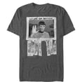 thumbnail image 1 of Men's Star Trek: The Original Series Logic of Spock Bulletin Graphic Tee Charcoal Heather X Large, 1 of 4
