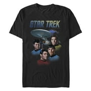 Men's Star Trek: The Original Series Main Characters Graphic T-Shirt
