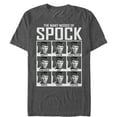 thumbnail image 1 of Men's Star Trek: The Original Series Many Moods of Spock Graphic Tee Charcoal Heather Large, 1 of 5
