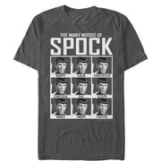 Men's Star Trek: The Original Series Many Moods of Spock Graphic Tee Charcoal Heather X Large