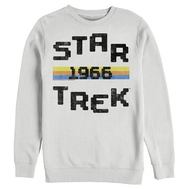 Men's Star Trek: The Original Series Retro Pixel 1966  Sweatshirt White Small
