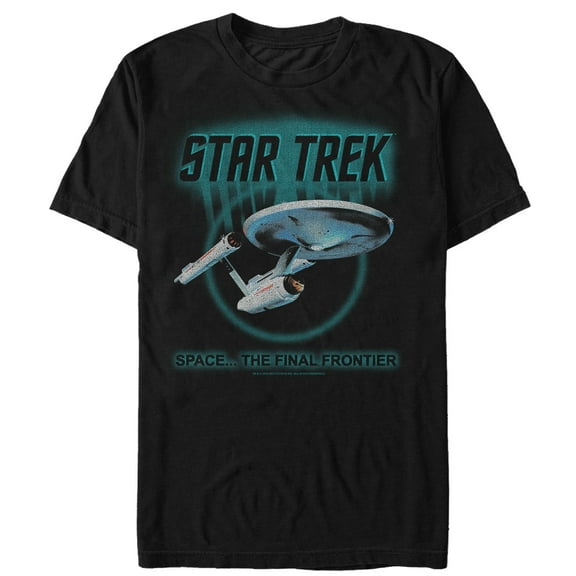 Men's Star Trek: The Original Series Space the Final Frontier  Graphic Tee Black Small