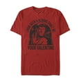 thumbnail image 1 of Men's Star Trek: The Original Series Spock Always Shall Be Valentine  Graphic Tee Red X Large, 1 of 4