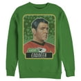 thumbnail image 1 of Men's Star Trek: The Original Series St. Patrick's Day Scotty Lucky Engineer  Sweatshirt Kelly Green X Large, 1 of 4