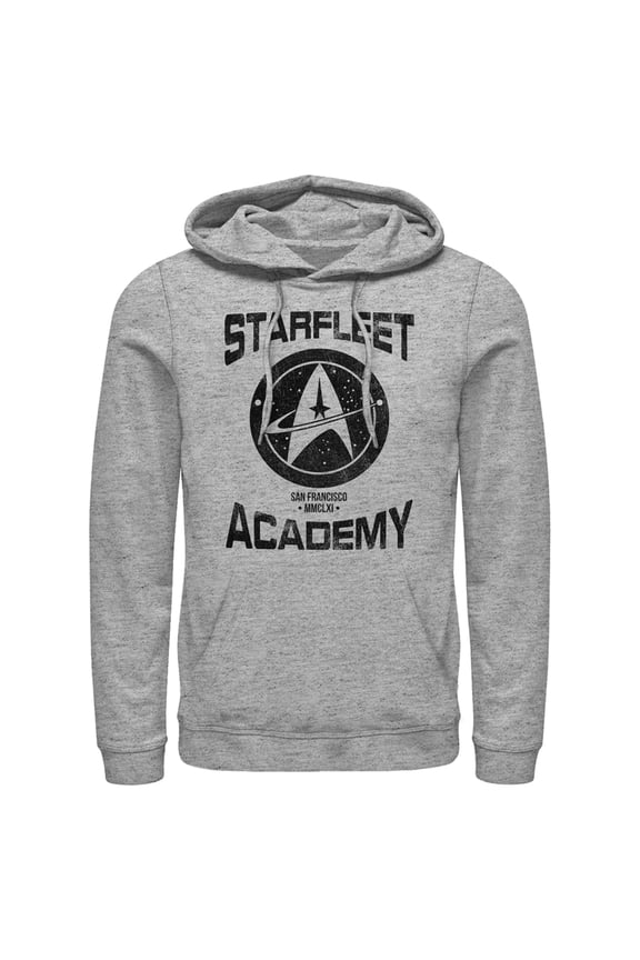 Men's Star Trek: The Original Series Starfleet Academy San Francisco Classic  Pull Over Hoodie Athletic Heather Large