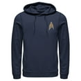 thumbnail image 1 of Men's Star Trek: The Original Series Starfleet Classic Badge  Pull Over Hoodie Navy Blue Medium, 1 of 4