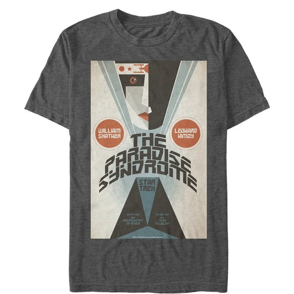 Men's Star Trek: The Original Series The Paradise Syndrome Episode 3 Poster Graphic Tee Charcoal Heather 2X Large