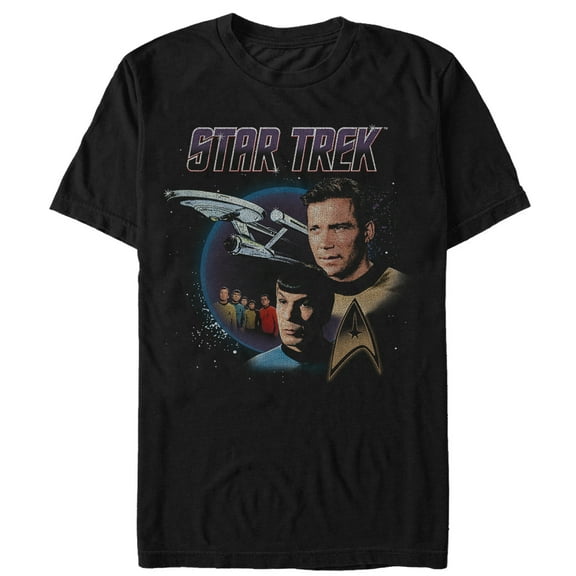Men's Star Trek: The Original Series Vintage Character Pose  Graphic Tee Black Small