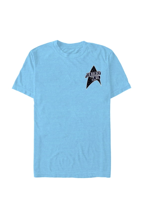 Men's Star Trek To Boldly Go Starfleet Badge Graphic T-Shirt
