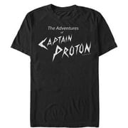 Men's Star Trek: Voyager The Adventures Of Captain Proton Graphic Tee Black Large