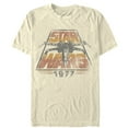 thumbnail image 1 of Men's Star Wars 1977 Time Warp Graphic Tee Cream 2X Large, 1 of 3