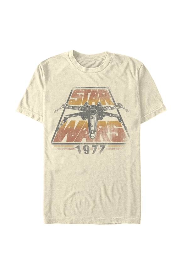 Men's Star Wars 1977 Time Warp Graphic Tee Cream 2X Large