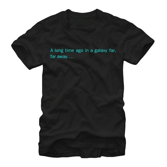 Men's Star Wars A Long Time Ago Graphic Tee Black 2X Large