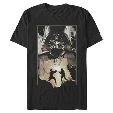 Men's Star Wars: A New Hope Anakin and Obi-Wan Battle  Graphic T-Shirt