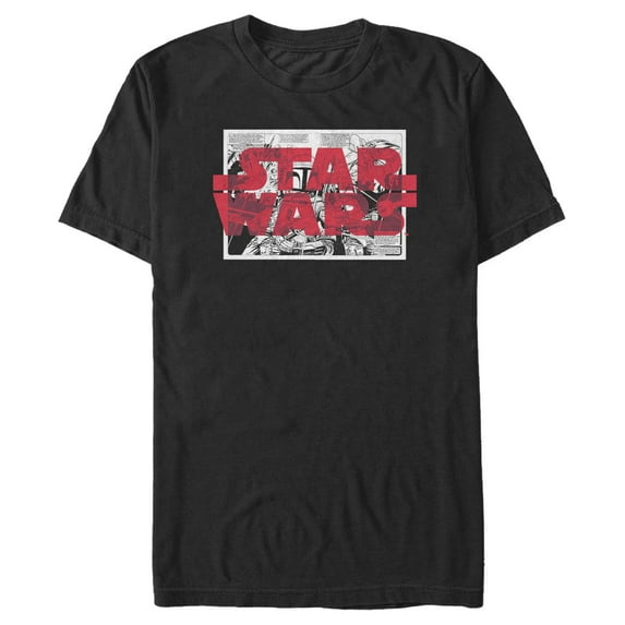 Men's Star Wars: A New Hope Boba Fett Comic Panel Graphic T-Shirt