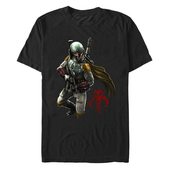 Men's Star Wars: A New Hope Boba Fett Warrior  Graphic T-Shirt