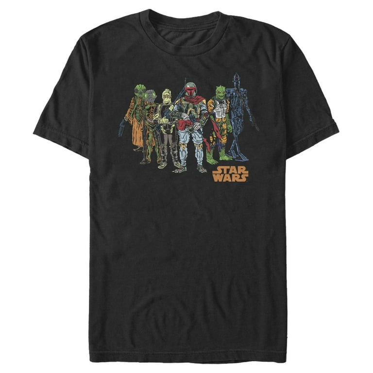 Men's Star Wars: A New Hope Bounty Hunter Squad Graphic T-Shirt