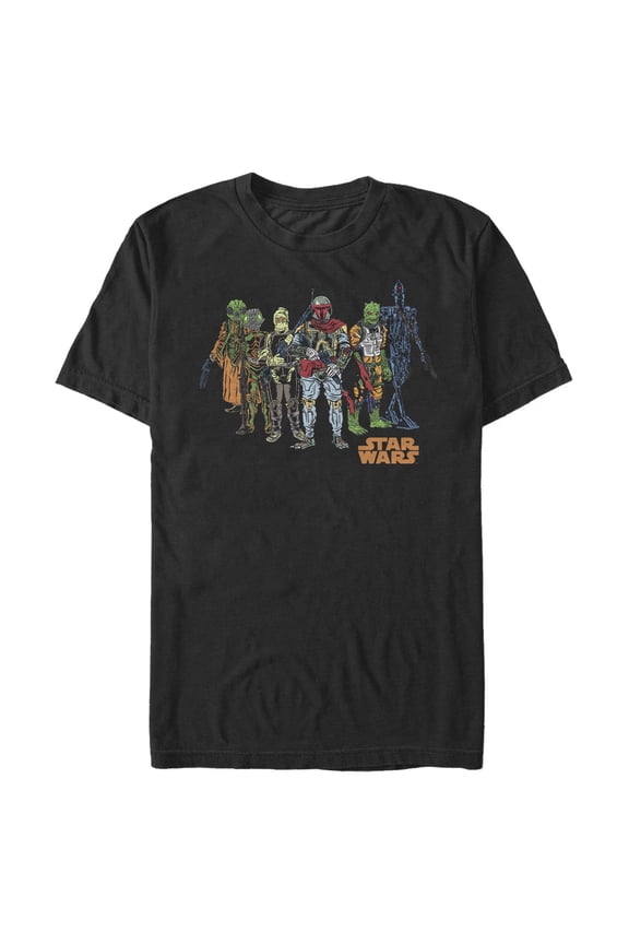 Men's Star Wars: A New Hope Bounty Hunter Squad  Graphic T-Shirt