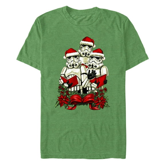 Men's Star Wars: A New Hope Christmas Carols Stormtroopers  Graphic T-Shirt