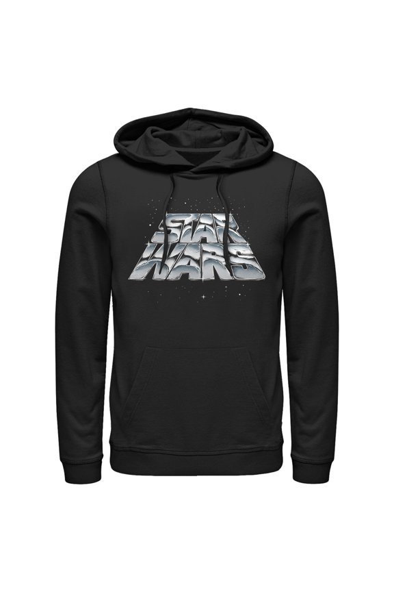 Men's Star Wars: A New Hope Chrome Logo Pull Over Hoodie