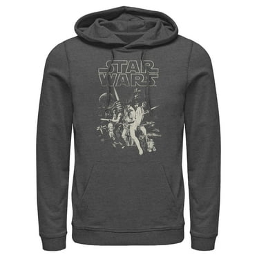 Men's Star Wars: A New Hope Classic Poster  Pull Over Hoodie
