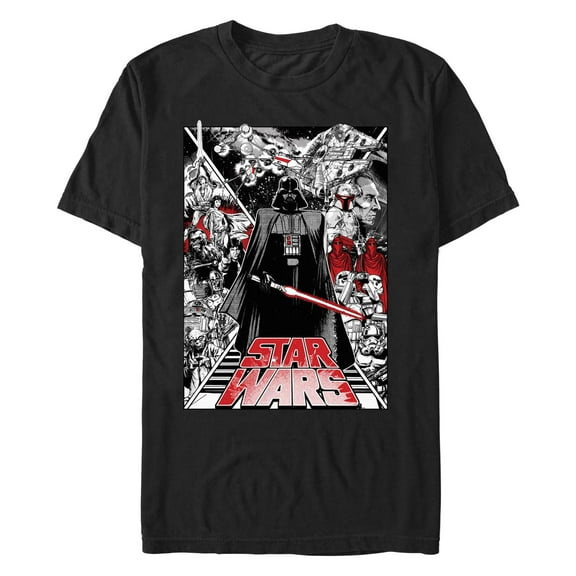 Men's Star Wars: A New Hope Dark Force Vader Graphic T-Shirt