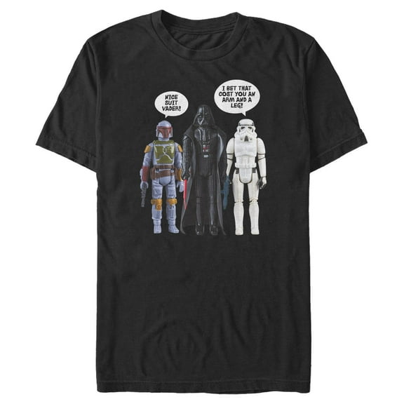 Men's Star Wars: A New Hope Dark Side Action Figures  Graphic T-Shirt