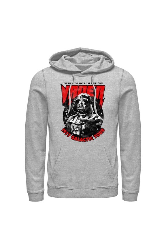 Men's Star Wars: A New Hope Darth Vader 1977 Galactic Concert Tour Pull Over Hoodie