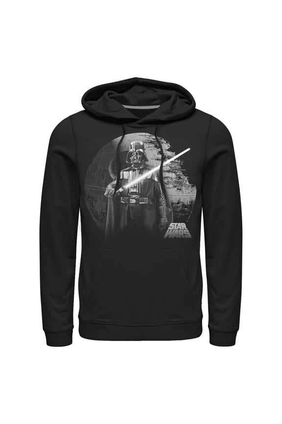 Men's Star Wars: A New Hope Darth Vader Lightsaber  Pull Over Hoodie
