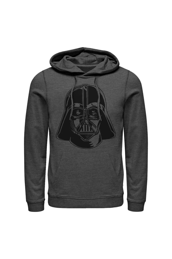 Men's Star Wars: A New Hope Darth Vader Portrait Black Pull Over Hoodie