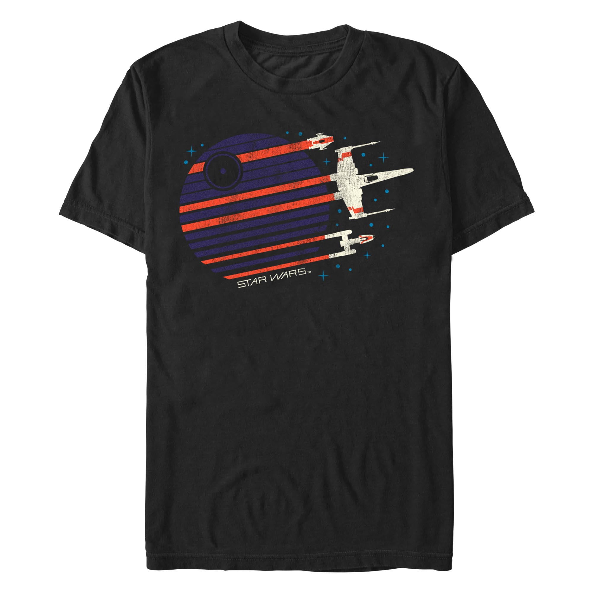 Men's Star Wars: A New Hope Death Star Streaks Graphic T-Shirt ...