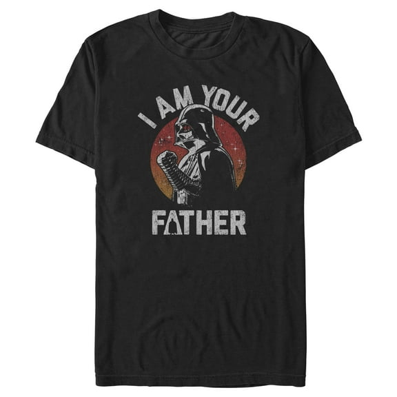 Men's Star Wars: A New Hope Distressed Your Father  Graphic Tee Black 3X Large