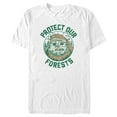 thumbnail image 1 of Men's Star Wars: A New Hope Ewok Protect Our Forests Badge  Graphic T-Shirt, 1 of 3